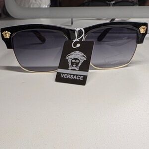Black and Gold Sunglasses